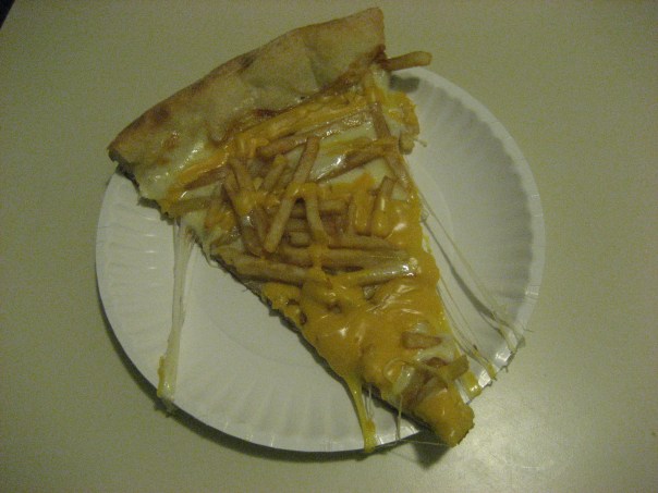 Cheese Fry Pizza Slice Cheese Fry Pizza Slice