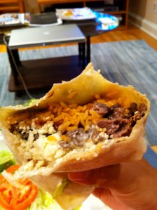 Inside my burrito