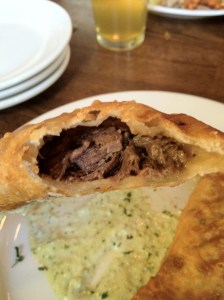 Inside the Beef and Onion Pastie