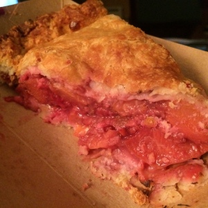 Raspberry Peach Pie from Daly Pie